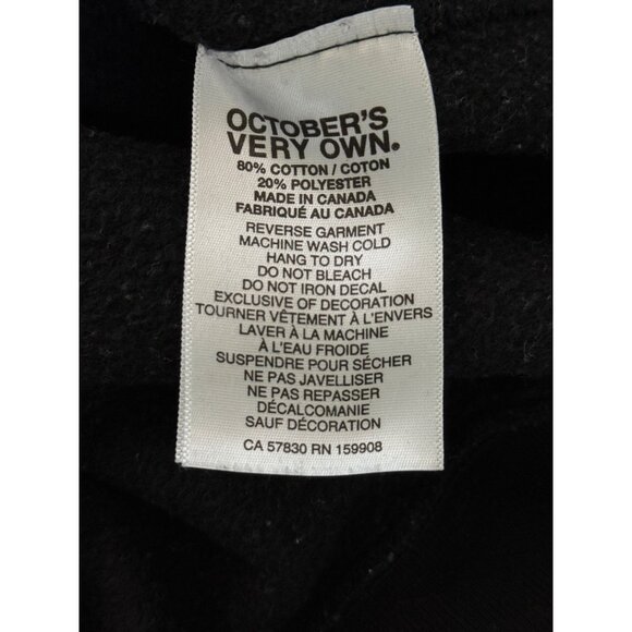 Octobers Very Own OVO Black Hoodie Pullover Drake Size L - Picture 5 of 5